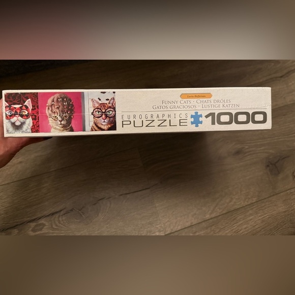 New in Sealed Box Lucia Heffernan Funny Cats 1000 Piece Puzzle by Eurographics - Picture 5 of 7